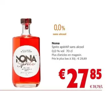 Spritz apéritif sans alcool