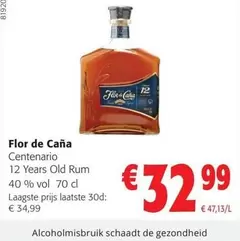 De - Centenario 12 Years Old Rum