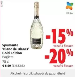 De - Spumante 'Blanc de Blancs' Gold Edition