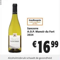 De - Sancerre A.O.P. Manoir du Fort 2024