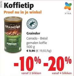 Nu - Cerrado - Brésil gemalen koffie