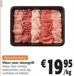 Vlees voor steengrill