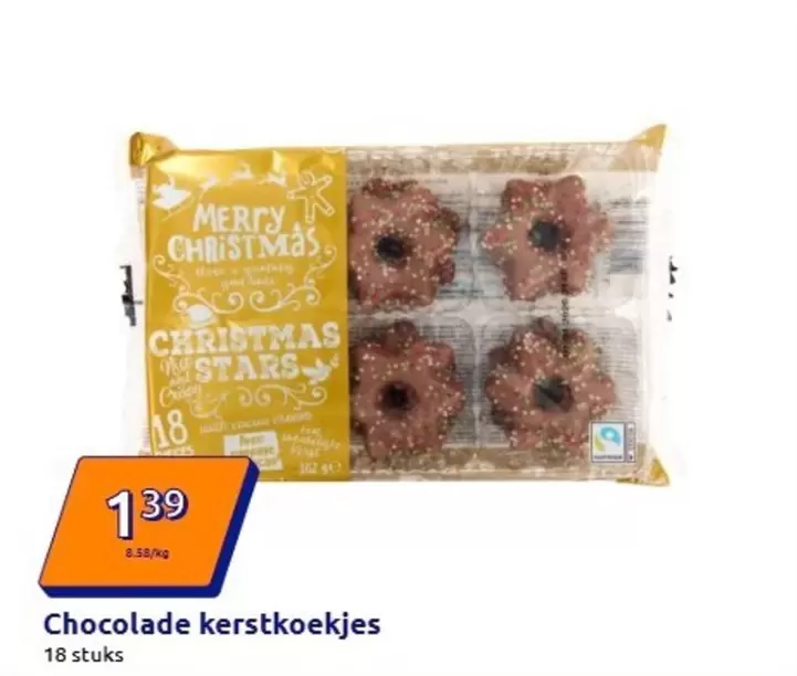 Chocolade kerstkoekjes