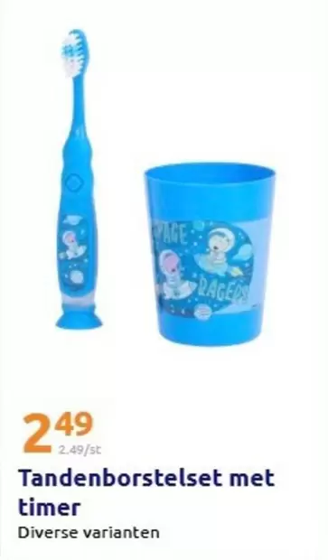 Tandenborstelset met timer