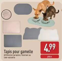 Tapis pour gamelle