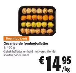 Gevarieerde fondueballetjes