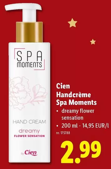 Handcrème Spa Moments