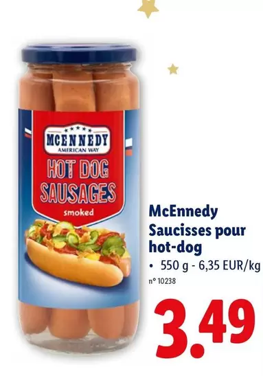 Hot - Saucisses pour hot-dog