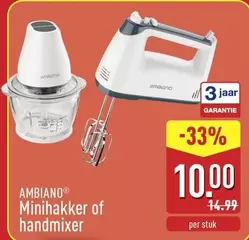 Minihakker of handmixer