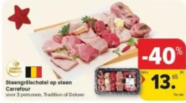 Steengrillschotel op steen