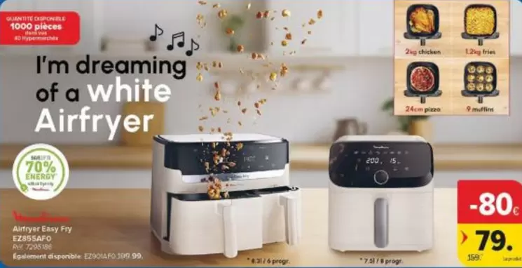 White - Easy Fry 520515APD