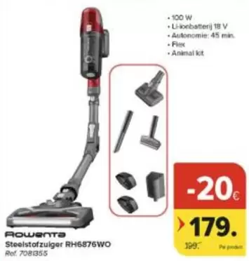 Steelstofzuiger RH6876WO