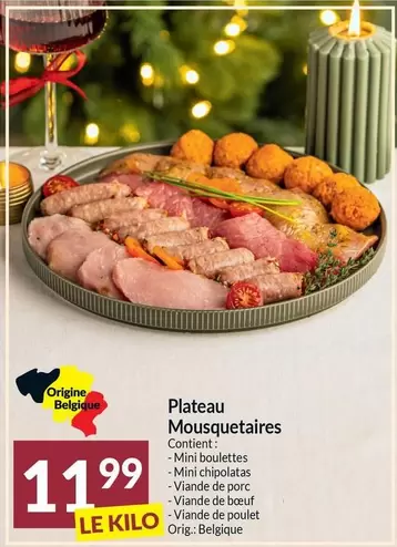 De - Plateau Mousquetaires