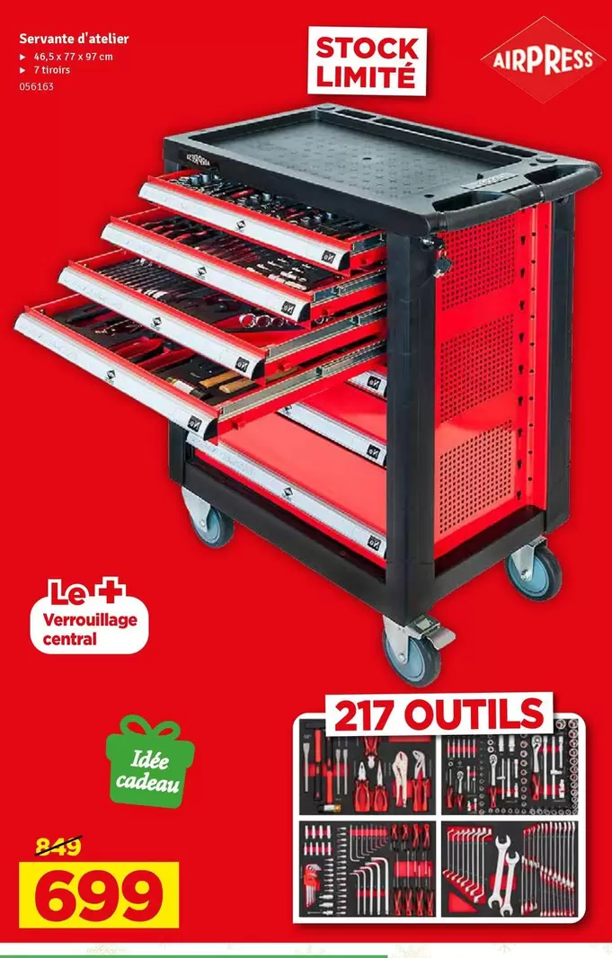 Cadeau - Servante d'atelier