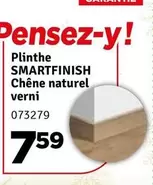 Plinthe SMARTFINISH Chêne naturel verni 073279