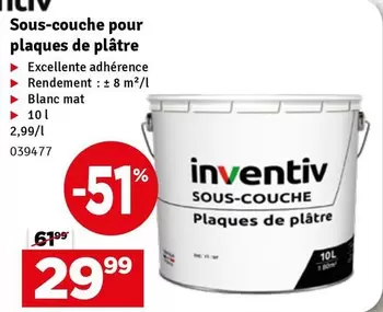 De - Sous-couche pour plaques de plâtre
