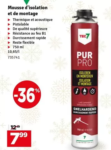 De - Mousse d'isolation et de montage