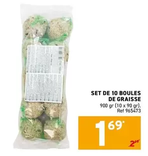 De - SET DE 10 BOULES DE GRAISSE
