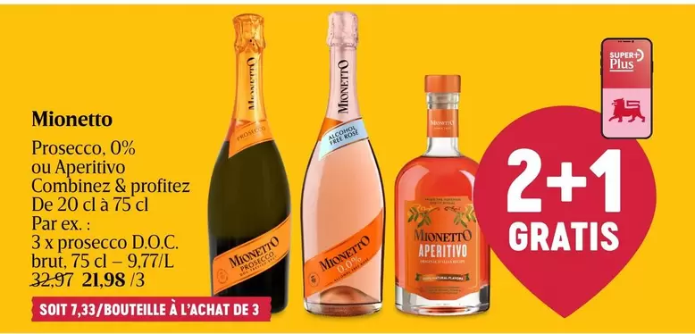 De - Prosecco, 0% ou Aperitivo