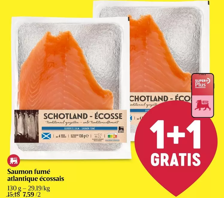 Saumon fumé atlantique écossais