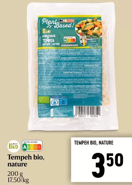 Tempeh bio. nature