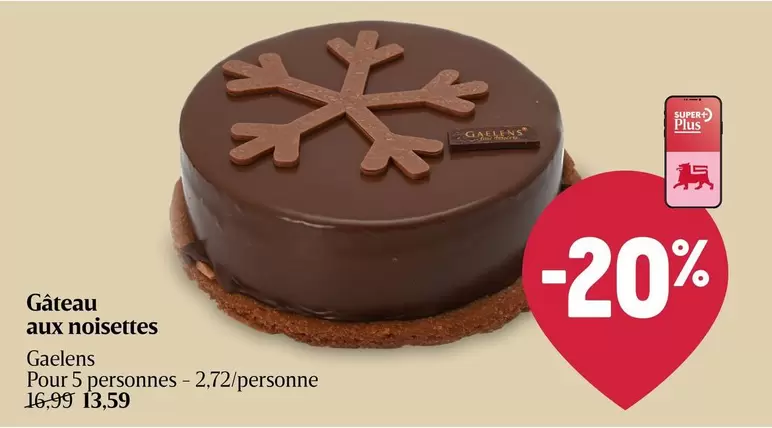 Gâteau aux noisettes