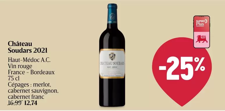 Bordeaux - Château Soudars 2021