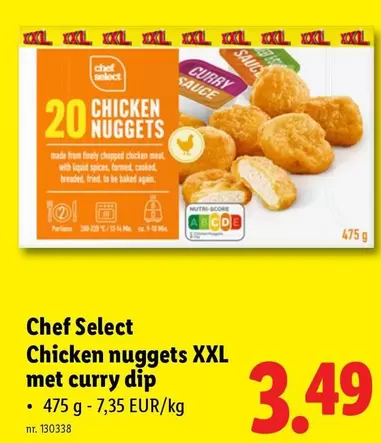 Be - Chicken nuggets XXL met curry dip