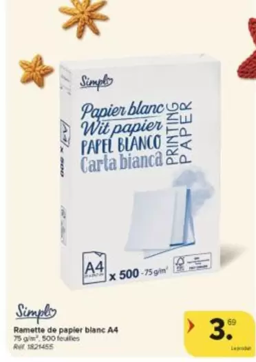 Gm - Papier blanc A4