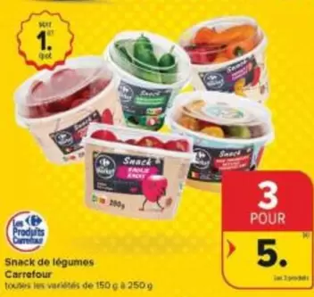 Snack -  de légumes