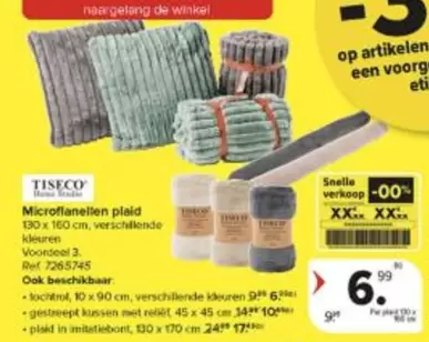 De - Microflanellen plaid