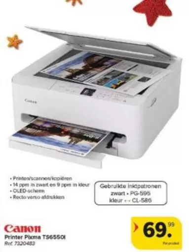Canon - Printer Pixma TS6550I