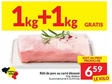 De - Rôti de porc au carré désossé