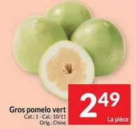 Cat - Gros pomelo vert