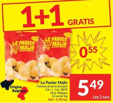 De - Pommes de terre Standard