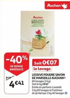 De - LESSIVE POUDRE SAVON DE MARSEILLE