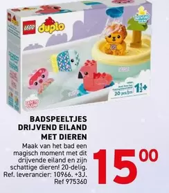 Lego - BADSPEELTJES DRIJVEND EILAND MET DIEREN
