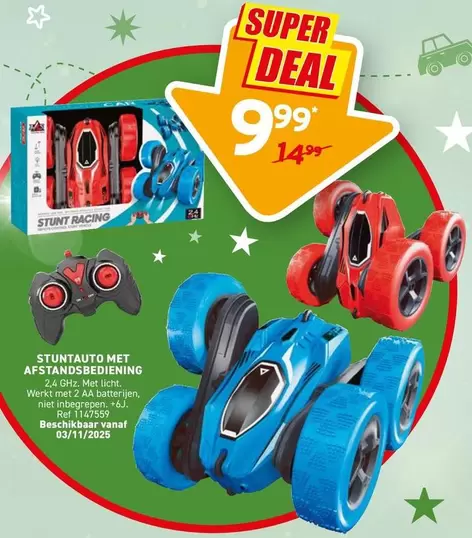 STUNTAUTO MET AFSTANDSBEDIENING