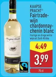 Fairtrade- wijn chardonnay- chenin blanc