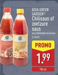 Chilisaus of zoetzure saus