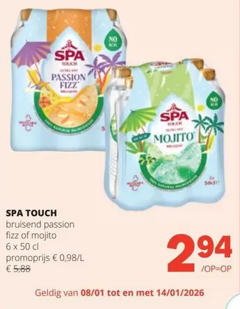 TOUCH bruisend passion fizz of mojito