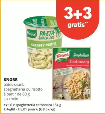 Snack - pâtes snack, spaghetteria ou risotto