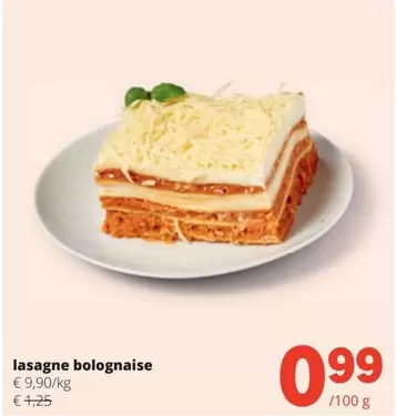 Lasagne Bolognaise