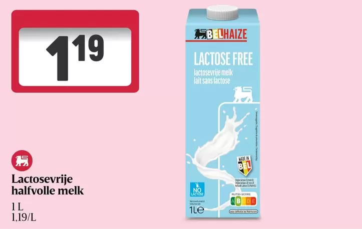 Free - Lactosevrije halfvolle melk