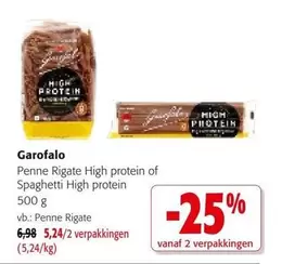 Penne Rigate High protein of Spaghetti High protein