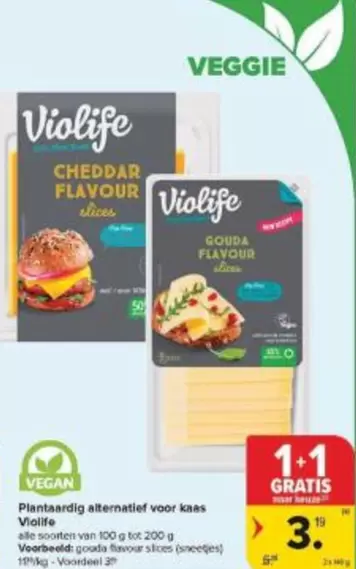 Plantaardig alternatief voor kaas