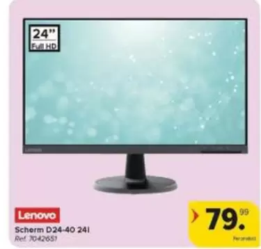 Lenovo - Scherm D24-40 24I