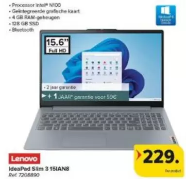 Lenovo - IdeaPad Slim 3 151AN8