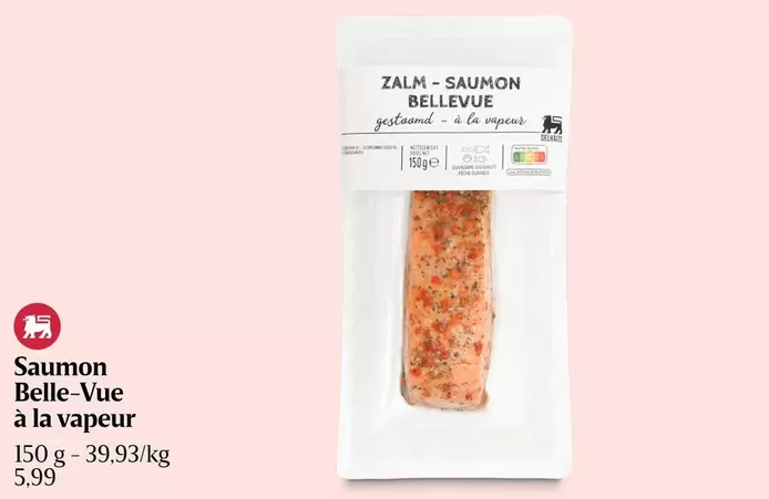 Saumon Belle-Vue à la vapeur