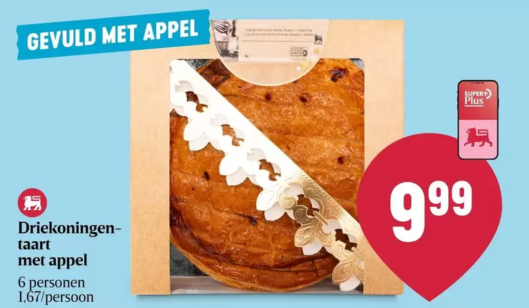 Driekoningen-taart met appel